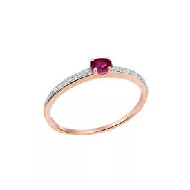   Gyémánt kővel díszített női gyűrű - 1-06926-53-0789-54