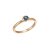 London topáz kővel díszített női gyűrű - 1-07416-53-0785-54