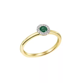   Gyémánt kővel díszített női gyűrű - 1-07903-51-0601-53