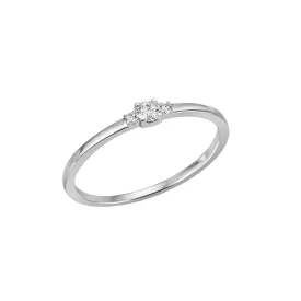   Gyémánt kővel díszített női gyűrű - 1-08801-52-0089-53