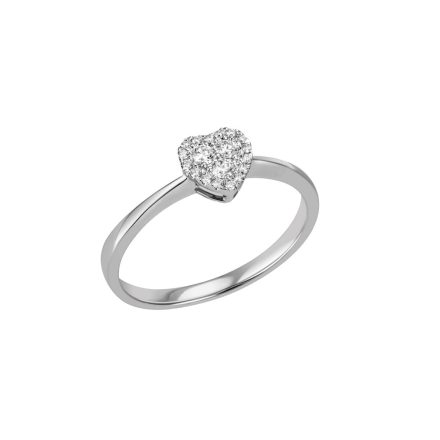 Gyémánt kővel díszített női gyűrű - 1-08970-52-0089-50