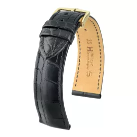   Hirsch Unisex Genuine Aligátorbőr L Alligator óraszíj - 10220759-1-19