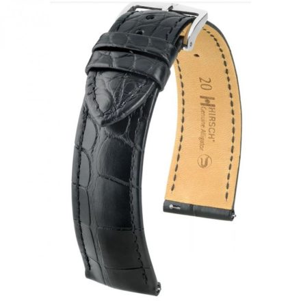 Hirsch Unisex Genuine Aligátorbőr L Alligator óraszíj - 10220759-2-18