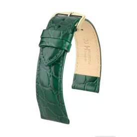  Hirsch Unisex Crocograin M Pigmentált bőr óraszíj - 12302840-1-18