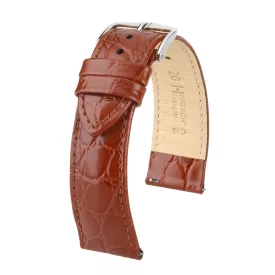   Hirsch Unisex Crocograin M Pigmentált bőr óraszíj - 12302870-2-18