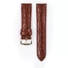 Hirsch Unisex Crocograin L Pigmentált bőr óraszíj - 12322870-1-16