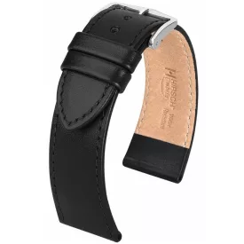   Hirsch Unisex Umbria M NQR Leder Fasern óraszíj - 13700250-2-18