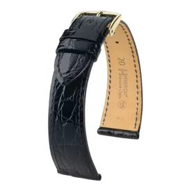   Hirsch Női Genuine Croco M Kajmán bőr óraszíj - 18800850OE-1-13