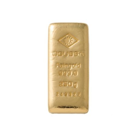 250g 999,9 Befektetési aranyrúd