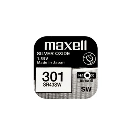 Maxell óra gombelem - 301-SR43SW-V301
