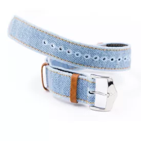   Hirsch Férfi Nimes L Szövet - Textil óraszíj - 30290080-2-22