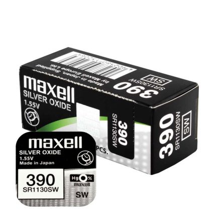 Maxell óra gombelem 390-SR1130SW 10db-os csomag