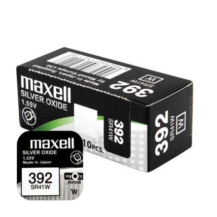 Maxell óra gombelem 392-SR41W 10db-os csomag