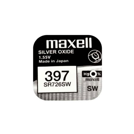 Maxell óra gombelem 397-SR726SW