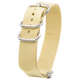  Hirsch Férfi X-Treme bracelet - Sand Szövet - Textil óraszíj - 40306093-2-20