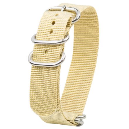 Hirsch Férfi X-Treme bracelet - Sand Szövet - Textil óraszíj - 40306093-2-20