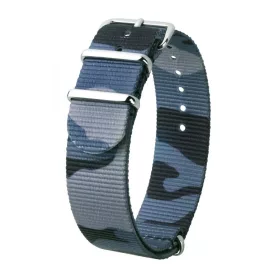   Hirsch Férfi Rush Camouflage Szürke Szövet - Textil óraszíj - 40406038-2-22