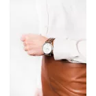 Hirsch Unisex Hevea NQR Kautschuk óraszíj - 40458810-2-18