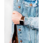 Hirsch Unisex Hevea NQR Kautschuk óraszíj - 40458810-2-18