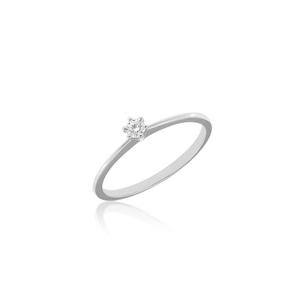 Gyémánt kővel díszített női Moon Diamond gyűrű - 50-00078-1255F-54
