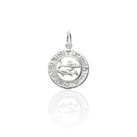 925-ös ezüst halak horoszkóp medál - AG1-1-2-12-170