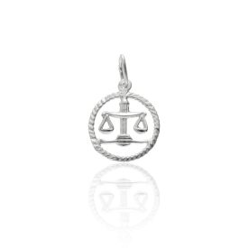 925-ös ezüst mérleg horoszkóp medál - AG1-1-8-07-100