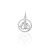 925-ös ezüst vízöntő horoszkóp medál - AG1-1-8-11-100