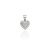 AG119352 - Ezüst szív medál