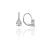 AG119600 - Ezüst beakasztós női fülbevaló