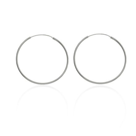 AG122694 - Ezüst karika fülbevaló pár Átmérő: Ø 50 mm