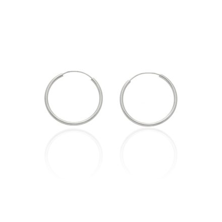 AG122695 - Ezüst karika fülbevaló pár Átmérő: Ø 30 mm