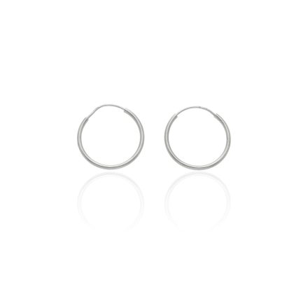 AG122697 - Ezüst karika fülbevaló pár Átmérő: Ø 30 mm