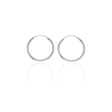 AG122849 - Ezüst karika fülbevaló pár Átmérő: Ø 30 mm