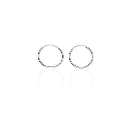 AG122852 - Ezüst karika fülbevaló pár Átmérő: Ø 20 mm