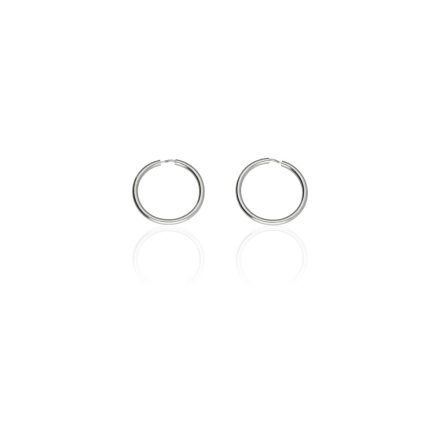 AG122854 - Ezüst karika fülbevaló pár Átmérő: Ø 15 mm