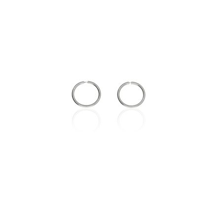 AG122855 - Ezüst karika fülbevaló pár Átmérő: Ø 12 mm