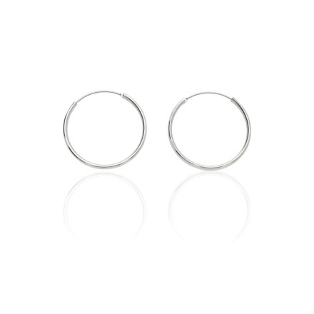 AG123200 - Ezüst karika fülbevaló pár Átmérő: Ø 35 mm