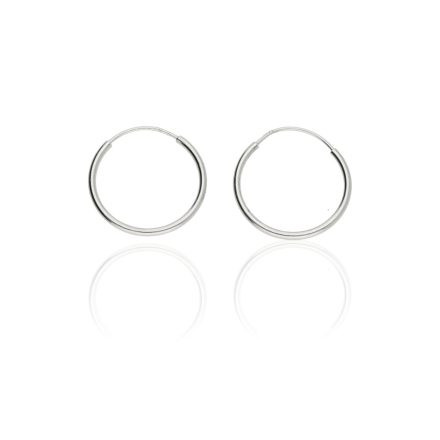 AG123203 - Ezüst karika fülbevaló pár Átmérő: Ø 25 mm