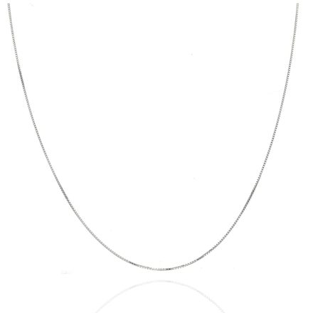 AG123221 - Ezüst kocka nyaklánc Hossz: 45 cm