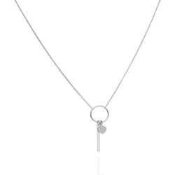 AG123322 - Ezüst nyaklánc medállal Hossz: 42 - 45 cm