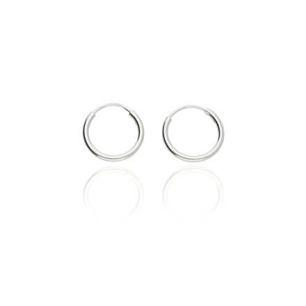AG123404 - Ezüst karika fülbevaló pár Átmérő: Ø 13 mm