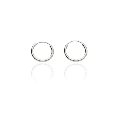 AG123551 - Ezüst karika fülbevaló pár Átmérő: Ø 13 mm
