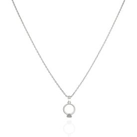 - Ezüst nyaklánc medállal Hossz: 42 - 45 cm