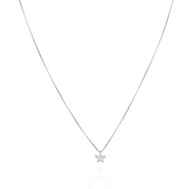 - Ezüst nyaklánc medállal Hossz: 42 - 45 cm