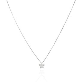 - Ezüst nyaklánc medállal Hossz: 42 - 45 cm