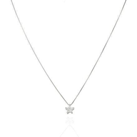 - Ezüst nyaklánc medállal Hossz: 42 - 45 cm