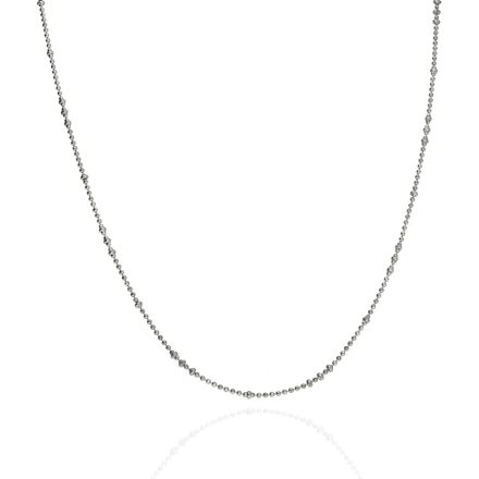 AG124123 - Ezüst Gömbök nyaklánc Hossz: 45 cm