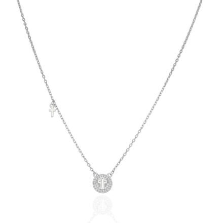 AG124272 - Ezüst nyaklánc medállal Hossz: 42 - 45 cm