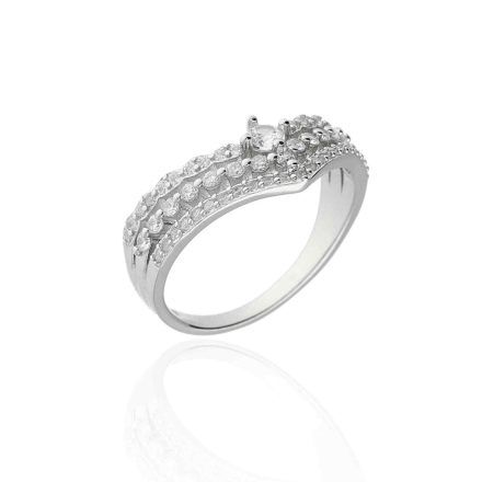 AG124409 - Ezüst női gyűrű Méret: 55