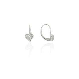 AG124463 - Ezüst beakasztós női fülbevaló pár